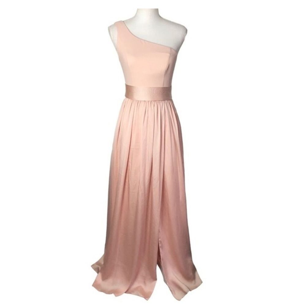 Vera Wang WHITE Label,‎ Sz 8, Light Peach Gown, Fit Flare, Balletcore, PROM